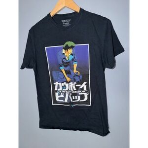 Cowboy‎ Bebop Spike Spiegel Anime T Shirt Black M Medium Funimation Sunrise